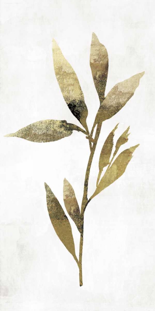 Gold Botanical IV art print by Asia Jensen for $57.95 CAD