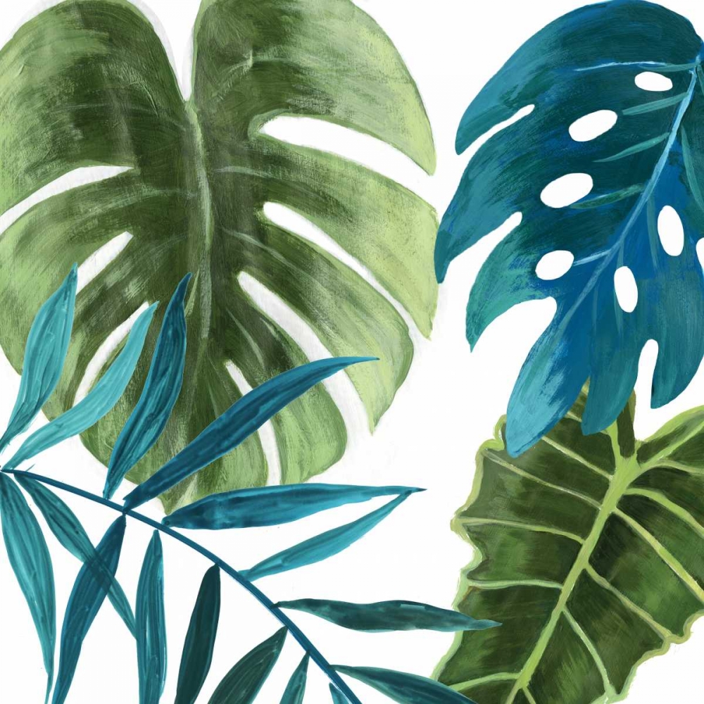 Tropical Leaves I art print by Asia Jensen for $57.95 CAD