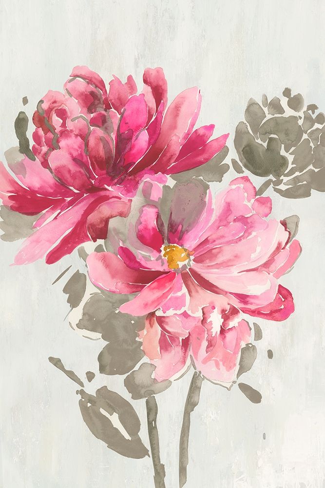 Ink Peony  art print by Asia Jensen for $57.95 CAD