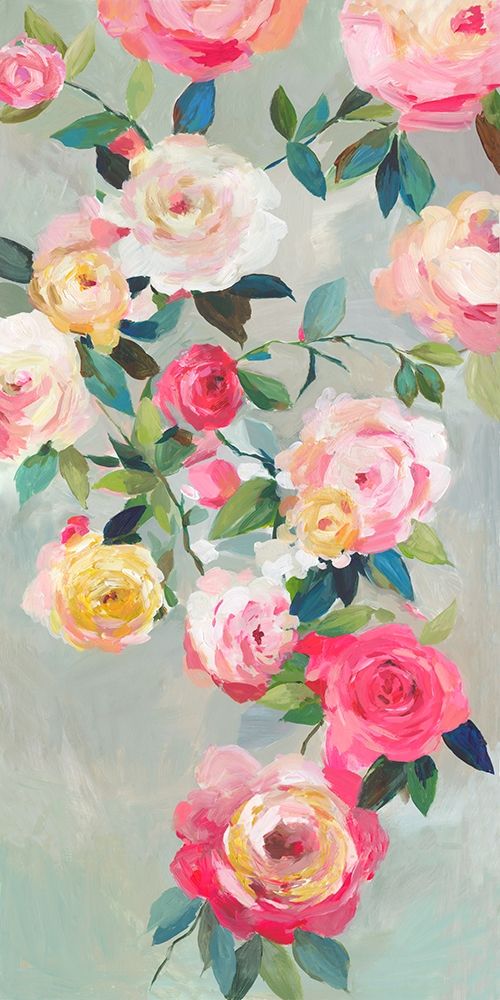 Cascade of Roses III  art print by Asia Jensen for $57.95 CAD