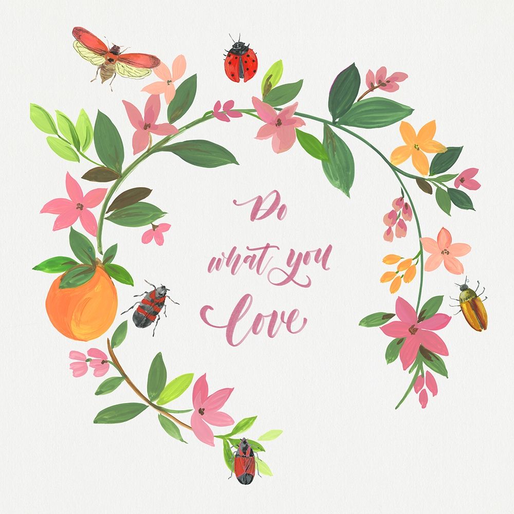 Do What You Love  art print by Asia Jensen for $57.95 CAD