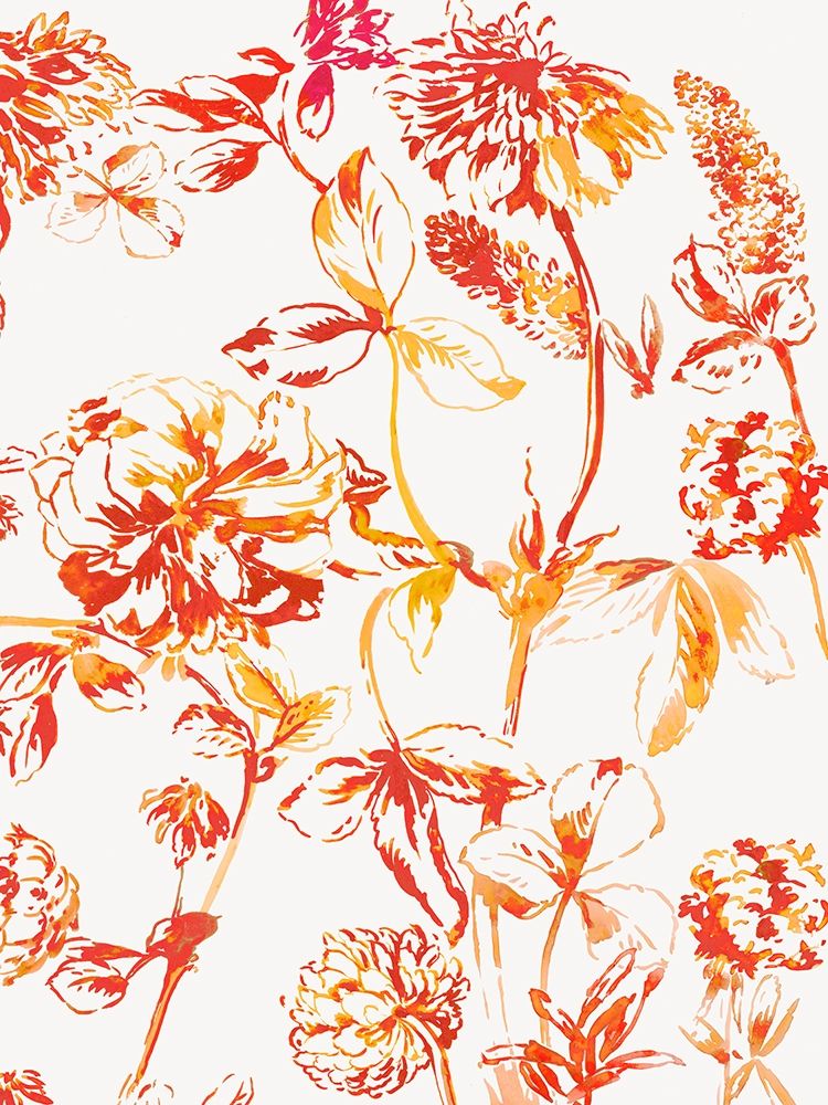 Orange Bloom III art print by Asia Jensen for $57.95 CAD