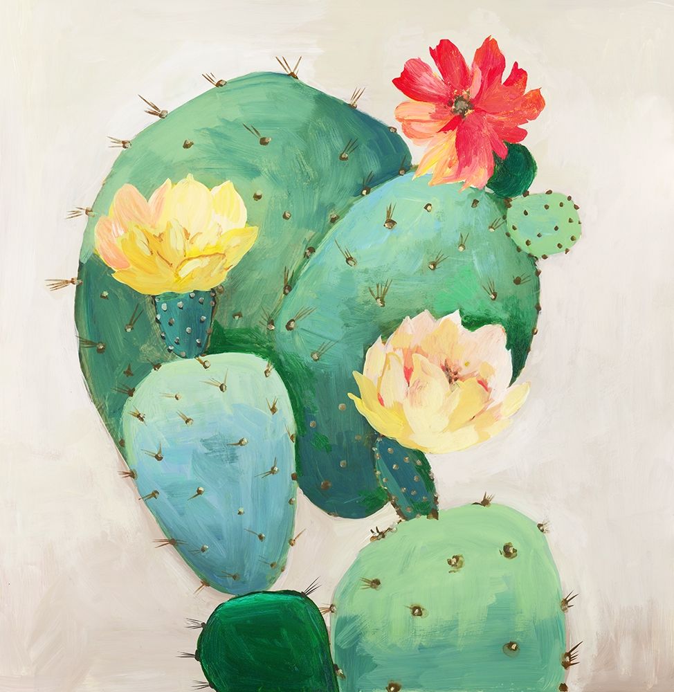 Colorful Catus  art print by Asia Jensen for $57.95 CAD