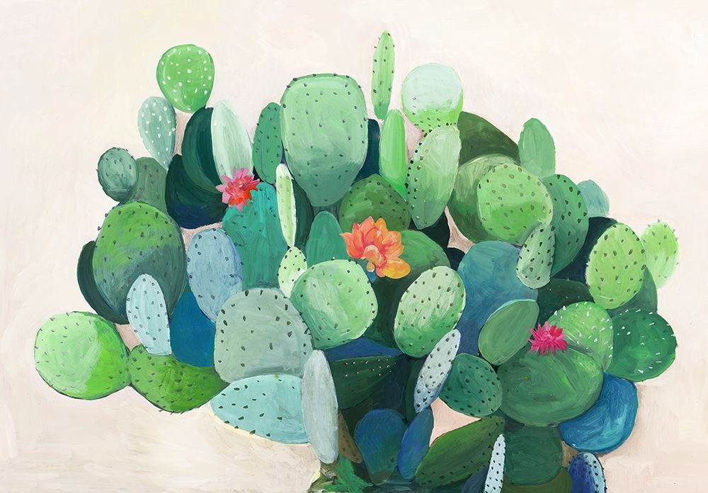 Cactus Bloom art print by Asia Jensen for $57.95 CAD