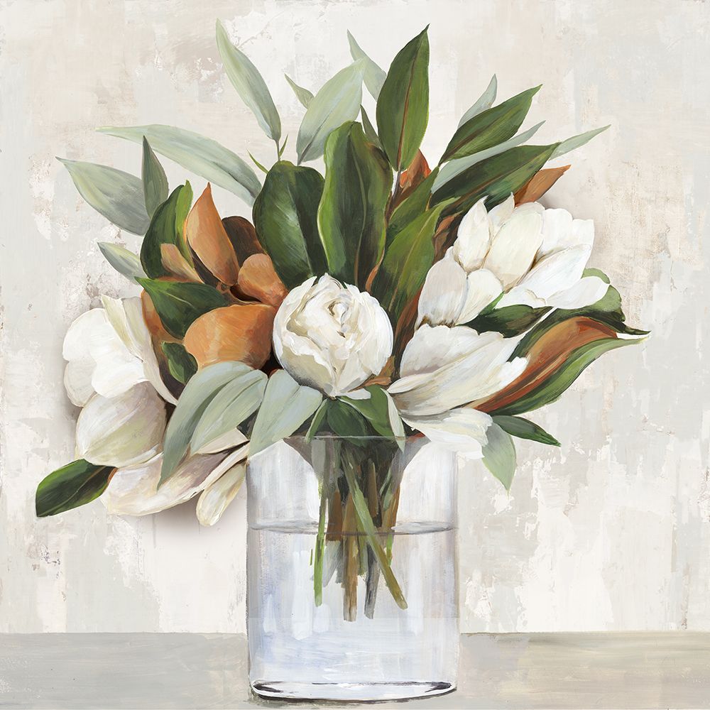 Magnolia Bouqet art print by Asia Jensen for $57.95 CAD