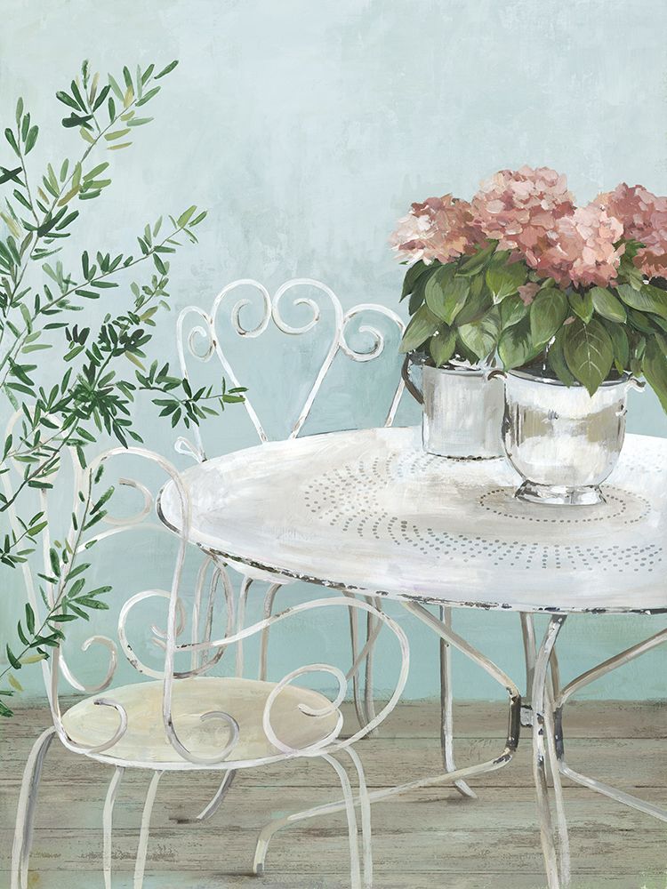 White Garden I art print by Asia Jensen for $57.95 CAD