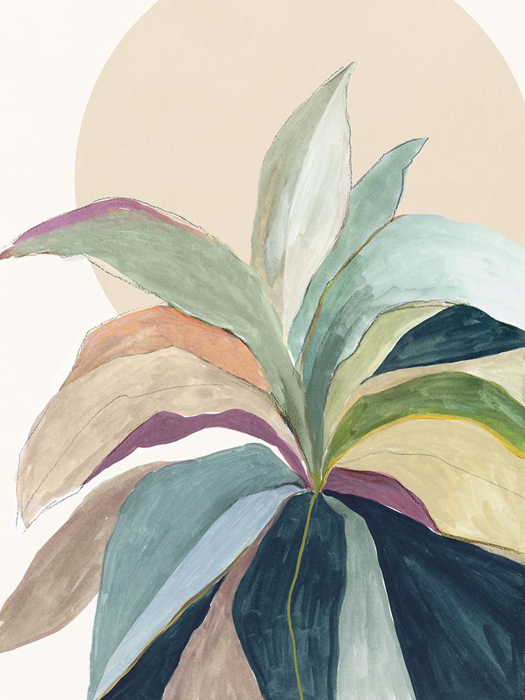 Sunny Bright Leaves II art print by Asia Jensen for $57.95 CAD