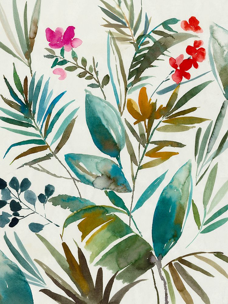 Tropical Mix Palms art print by Asia Jensen for $57.95 CAD