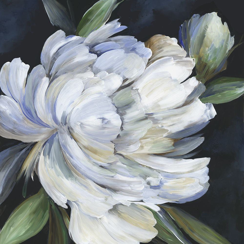 Blue Peonia II art print by Asia Jensen for $57.95 CAD