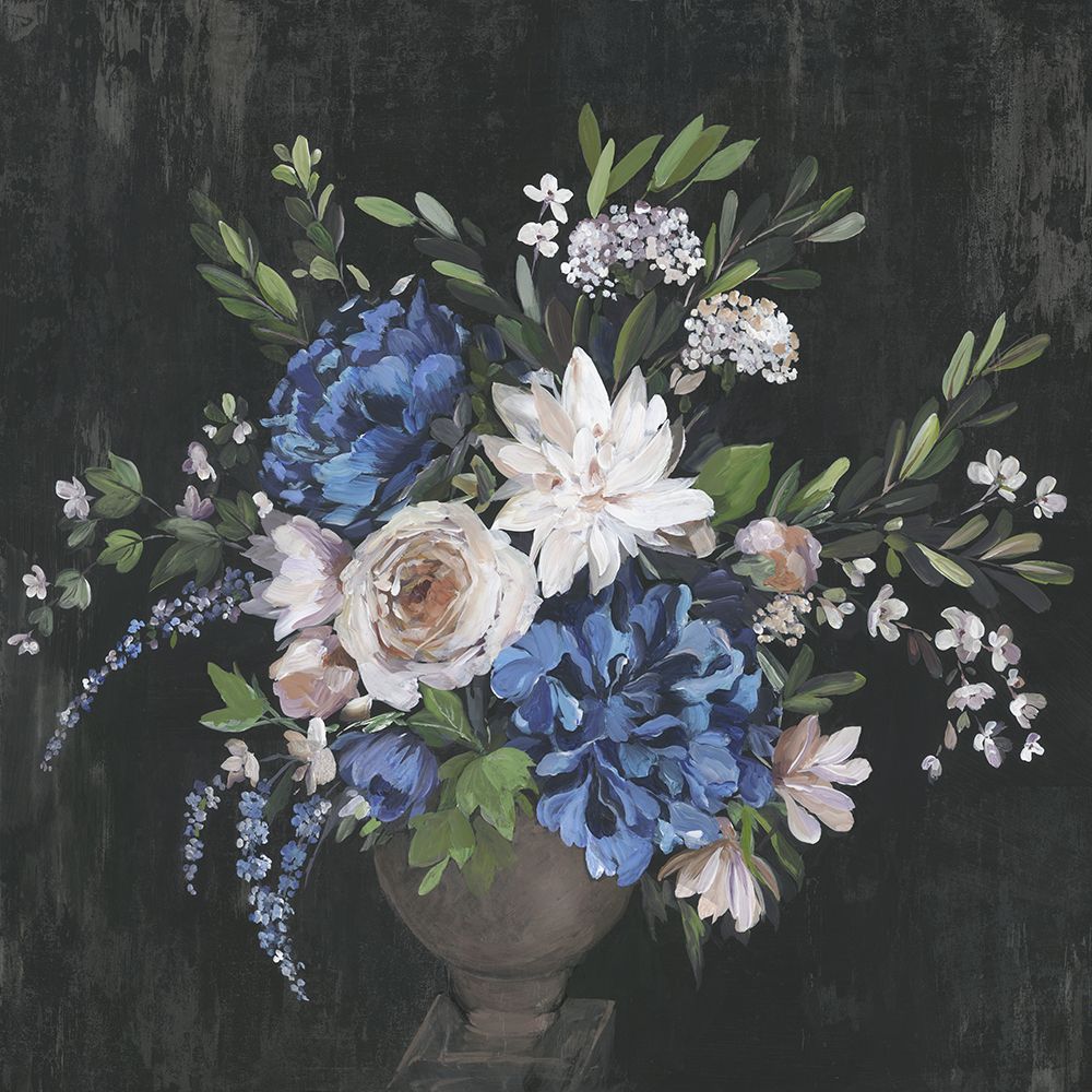 Blue Bouquet Bliss art print by Asia Jensen for $57.95 CAD