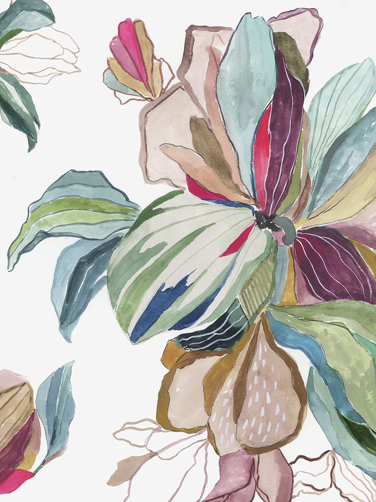 Tropical Botanical Study I art print by Asia Jensen for $57.95 CAD