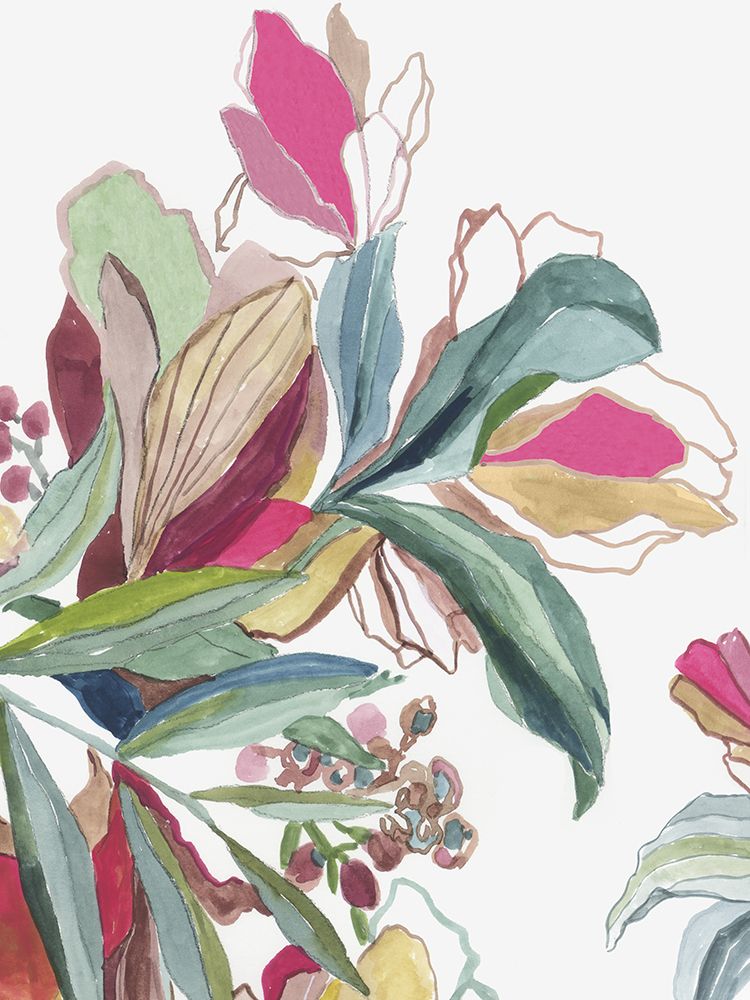 Tropical Botanical Study II art print by Asia Jensen for $57.95 CAD