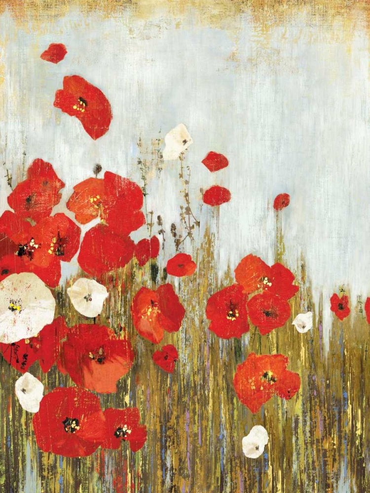 Poppies in the Wind art print by Asia Jensen for $57.95 CAD