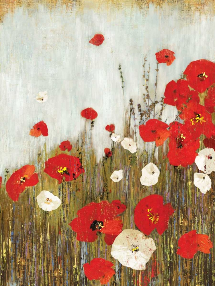 Scarlet Poppies art print by Asia Jensen for $57.95 CAD