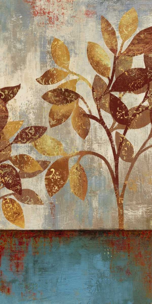 Bronze Leaves I art print by Asia Jensen for $57.95 CAD