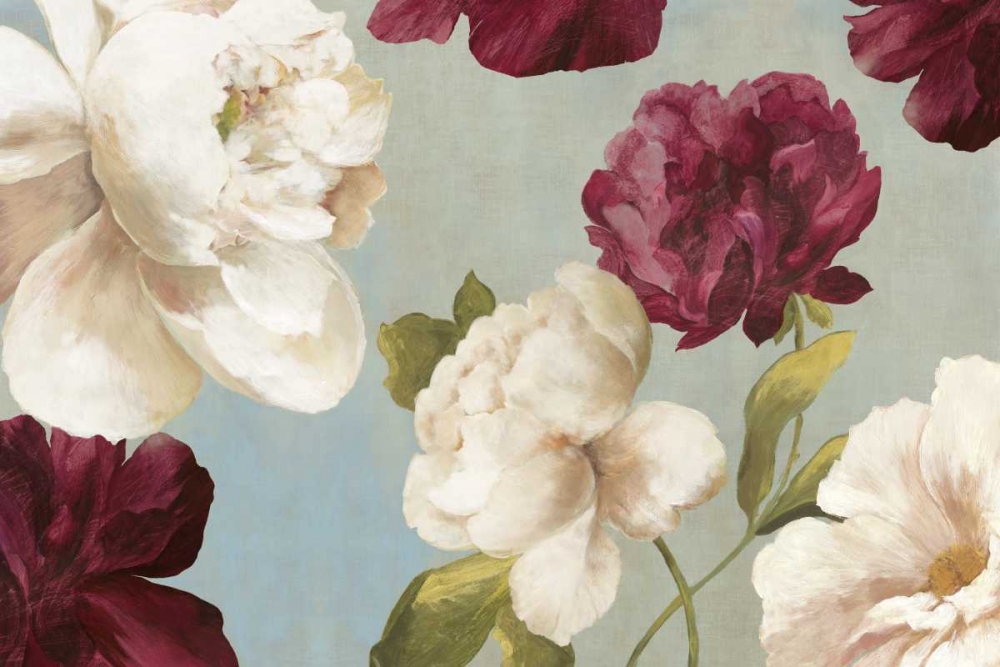 Deep Peonies I art print by Asia Jensen for $57.95 CAD