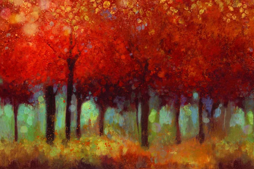 Red Forest art print by Asia Jensen for $57.95 CAD