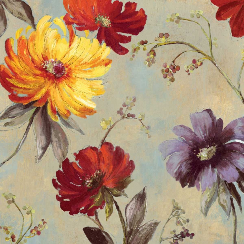 Whimsical Floral II art print by Asia Jensen for $57.95 CAD