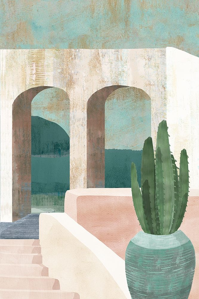 Sunbaked Archway II art print by Flora Kouta for $57.95 CAD