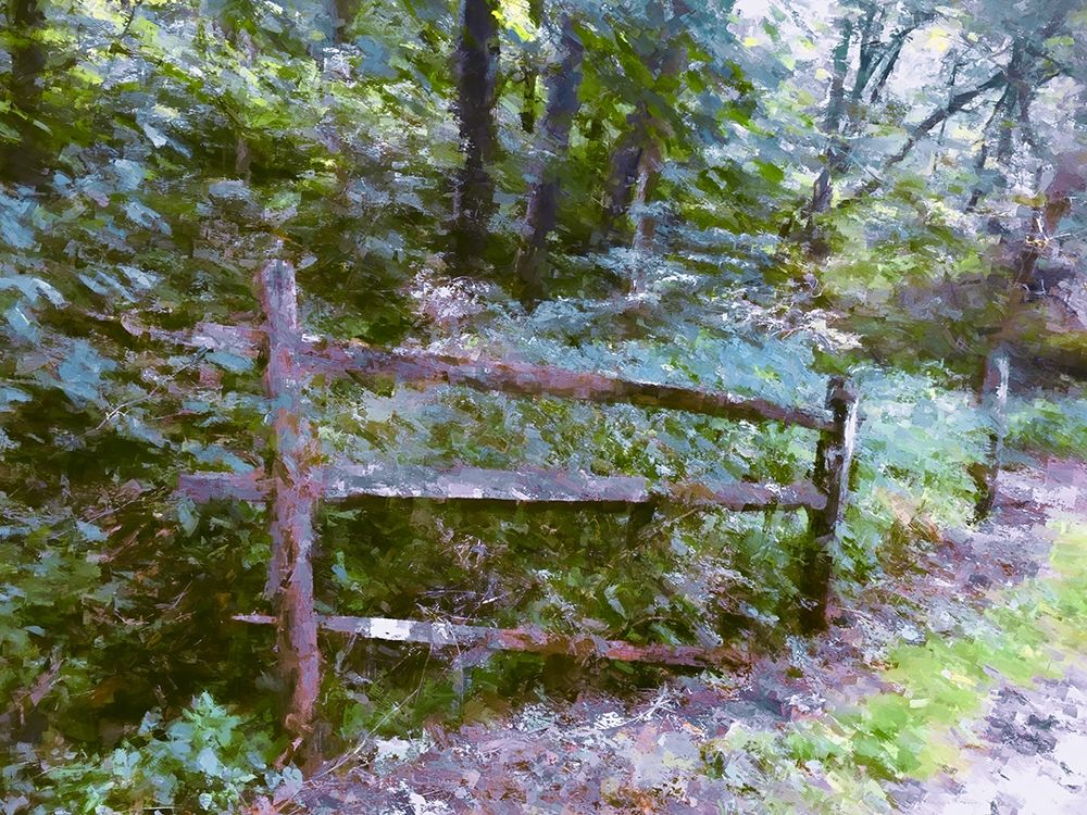 Abandoned Fence art print by Kim Curinga for $57.95 CAD