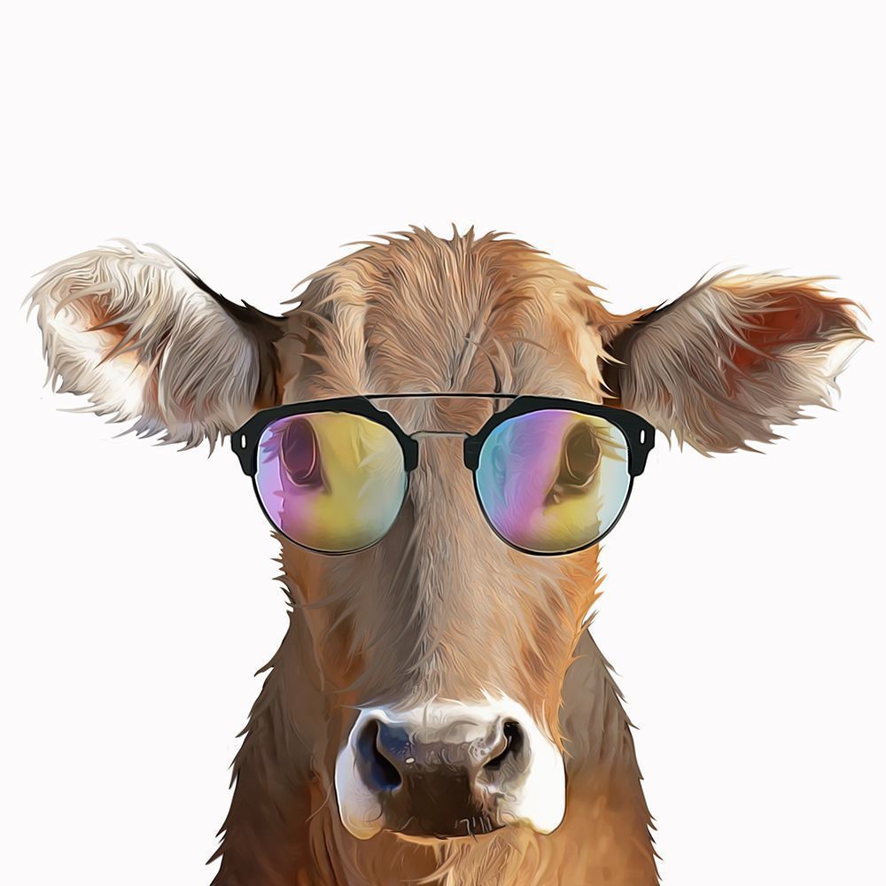 Comical Cow art print by Kim Curinga for $57.95 CAD