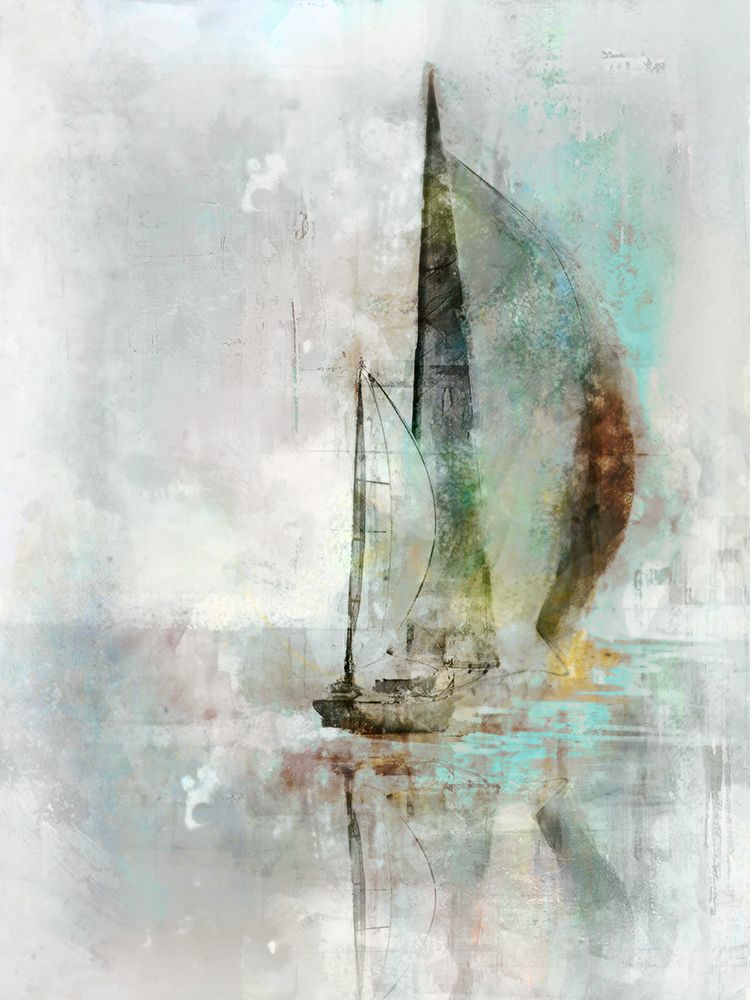 Sailboat II art print by Ken Roko for $57.95 CAD