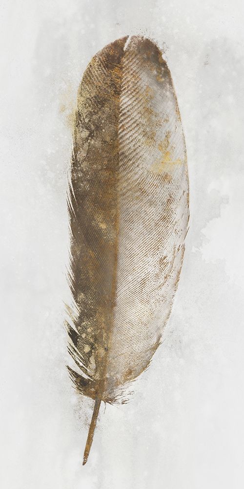 Golden Feather I art print by Ken Roko for $57.95 CAD