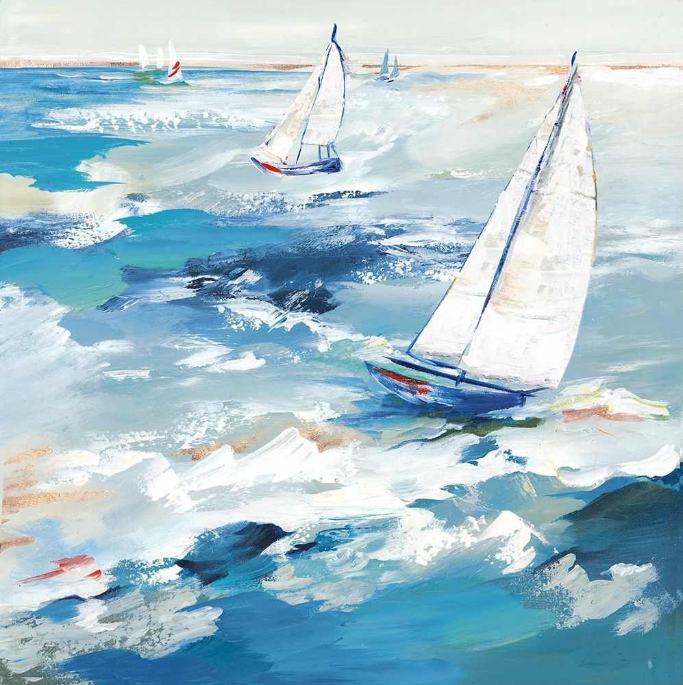 Smooth Sailing art print by Lera for $57.95 CAD