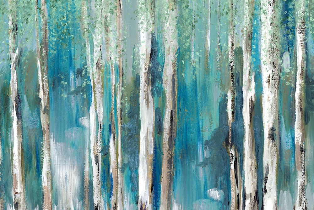 Cerulean Forest I art print by Lera Mravyan for $57.95 CAD