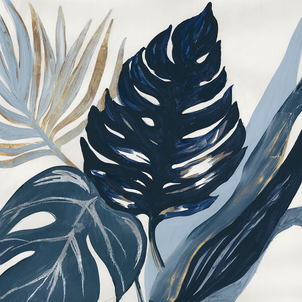 Blue Palms  art print by Lera for $57.95 CAD