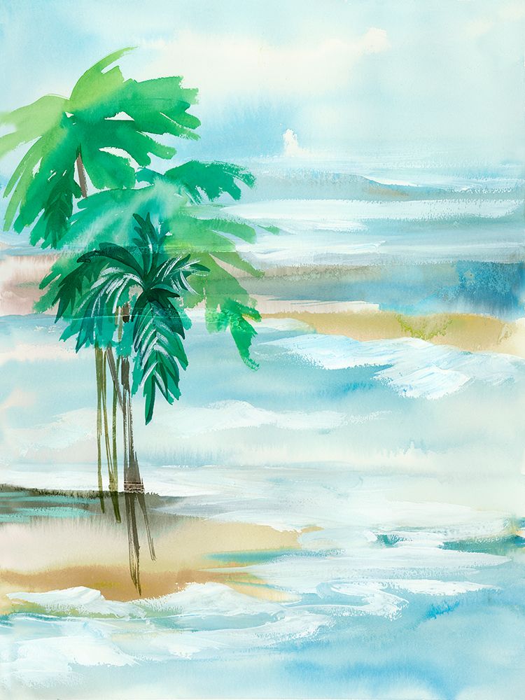 Beach of Paradise II art print by Lera for $57.95 CAD