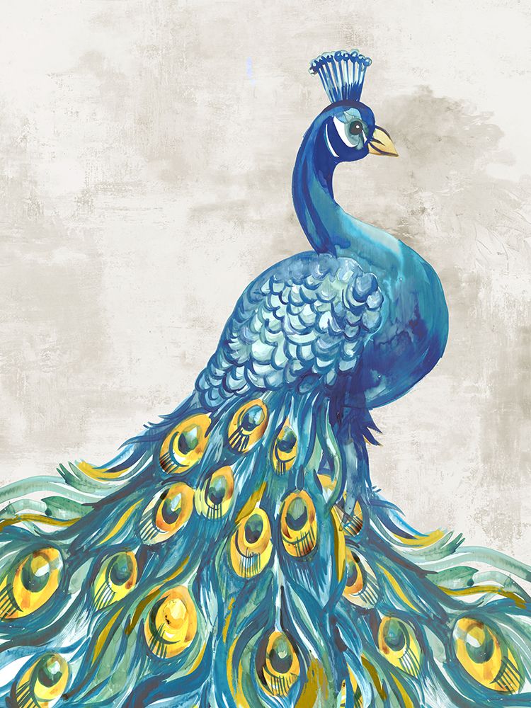 Regent Peacock I art print by Lera for $57.95 CAD