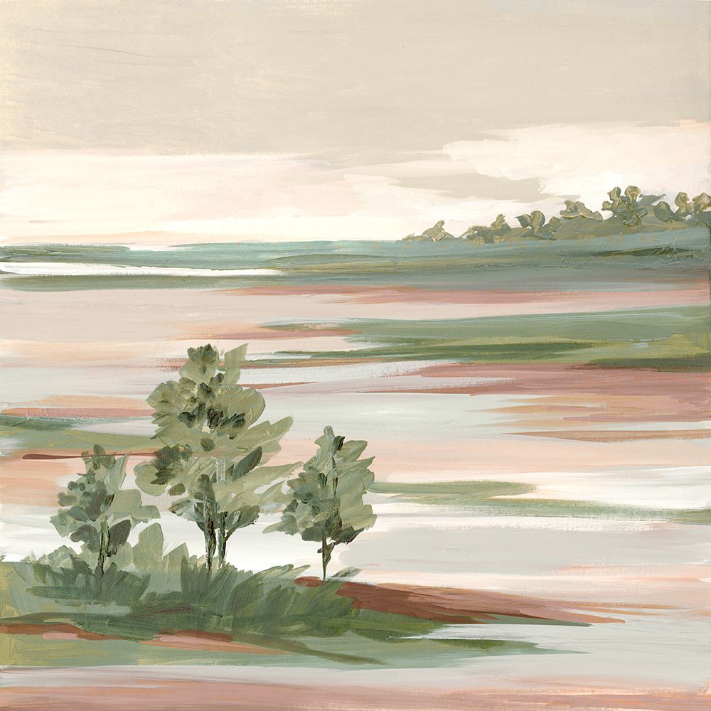 Quiet Marsh Under Soft Skies I art print by Lera for $57.95 CAD