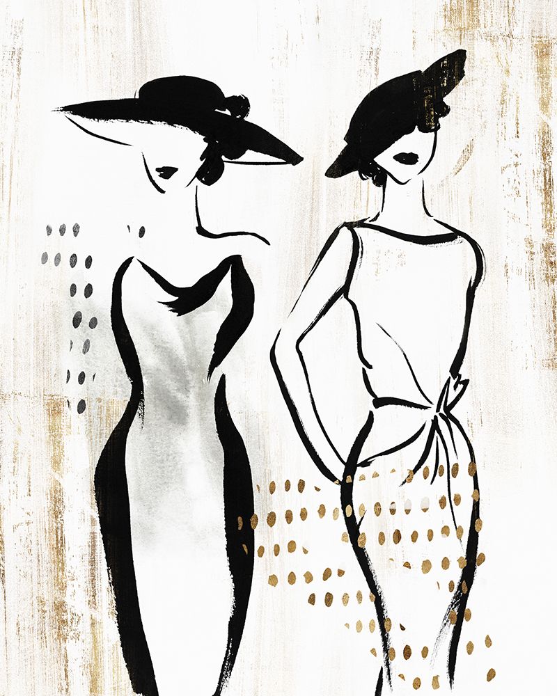Fashion Figures II  art print by Lily K for $57.95 CAD