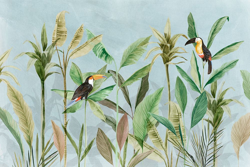 Tropical Heaven art print by Lily K for $57.95 CAD