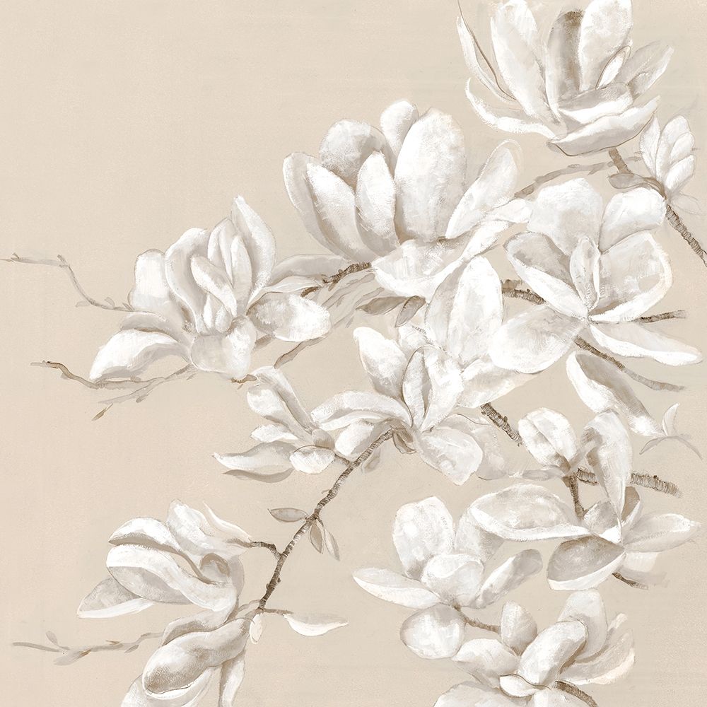 Neutral Magnolia II art print by Maya Woods for $57.95 CAD