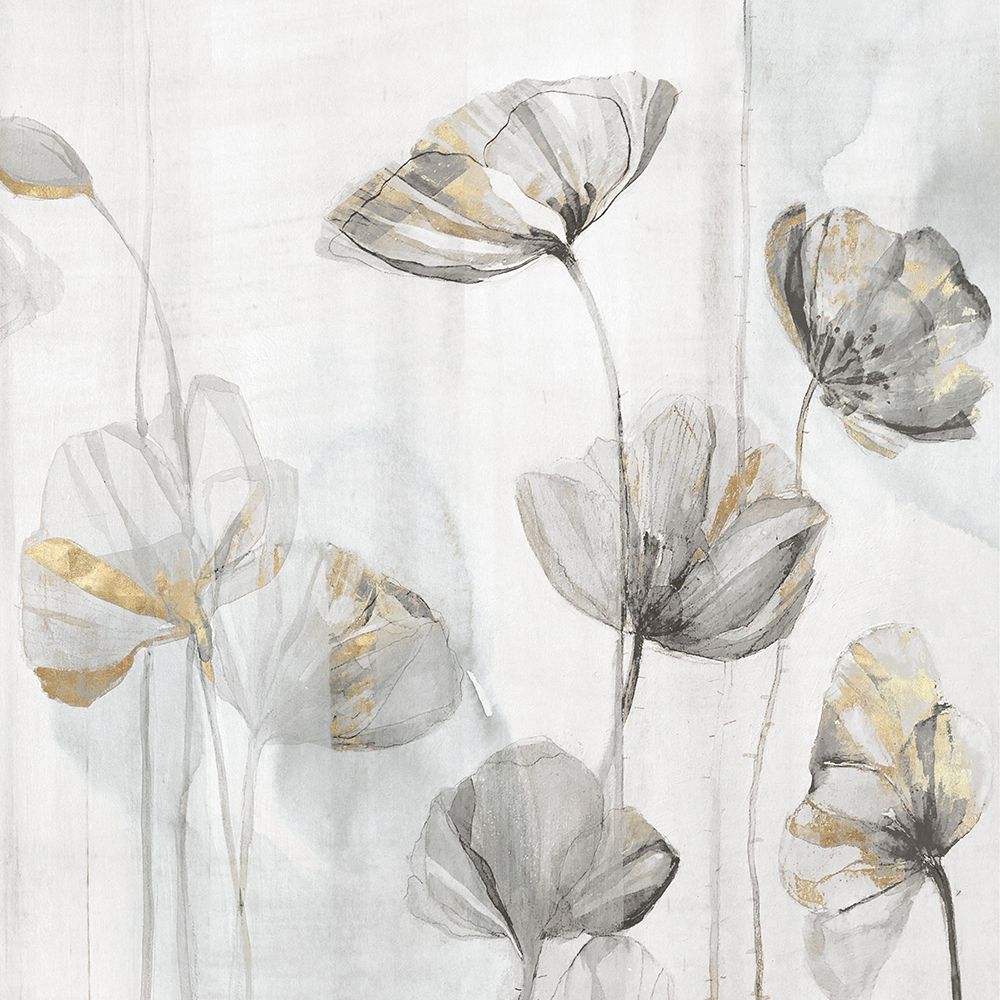 Silver Poppies I art print by Maya Woods for $57.95 CAD
