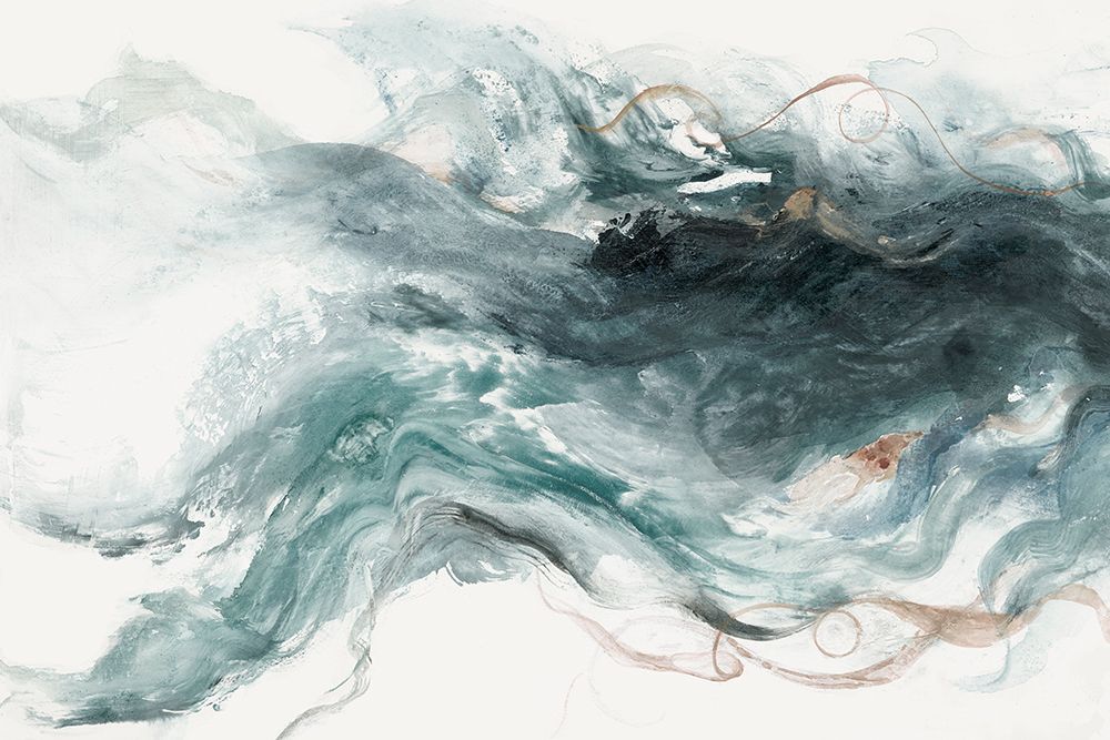 Teal Haze art print by Maya Woods for $57.95 CAD