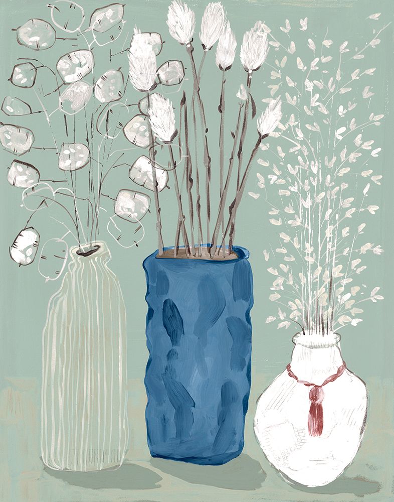 Floral Vases  art print by Maya Woods for $57.95 CAD