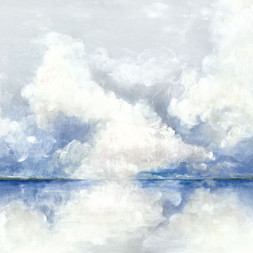 Blue Clouds art print by Maya Woods for $57.95 CAD