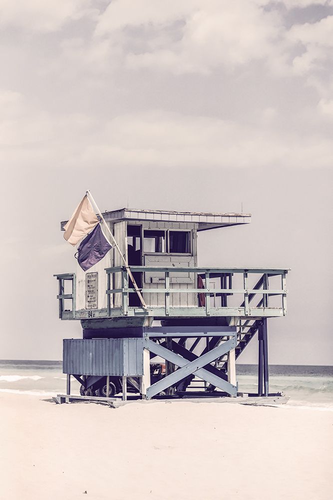 Miami Beach Lifeguard Tower art print by Andrea Haase for $57.95 CAD