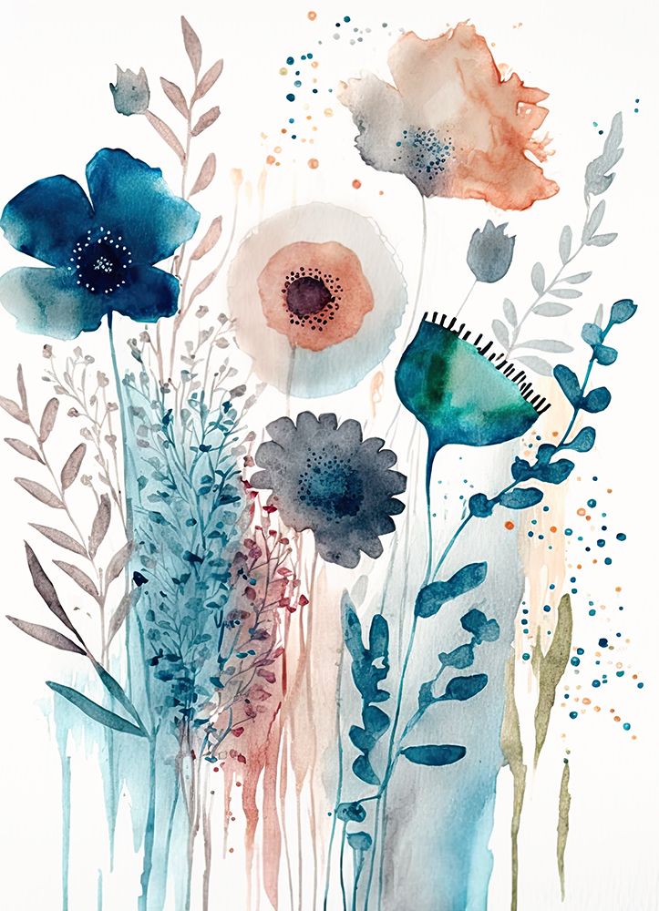 A Wildflower Meadow Bouquet I art print by Andrea Haase for $57.95 CAD