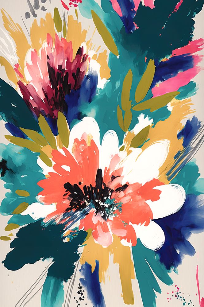 Floral Summer Vibe I art print by Andrea Haase for $57.95 CAD