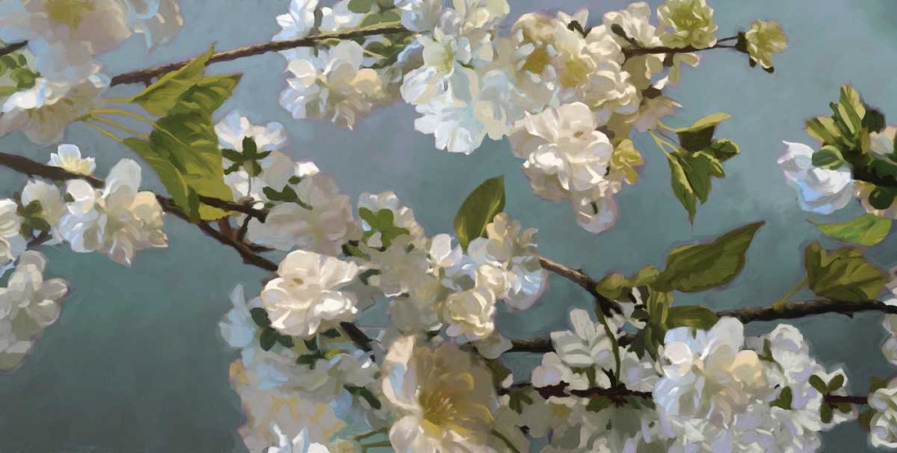 Blue Blossoms art print by Rick Novak for $57.95 CAD