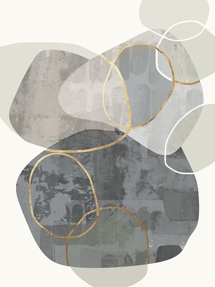 Grey Effervescent I art print by Lori Dubois for $57.95 CAD