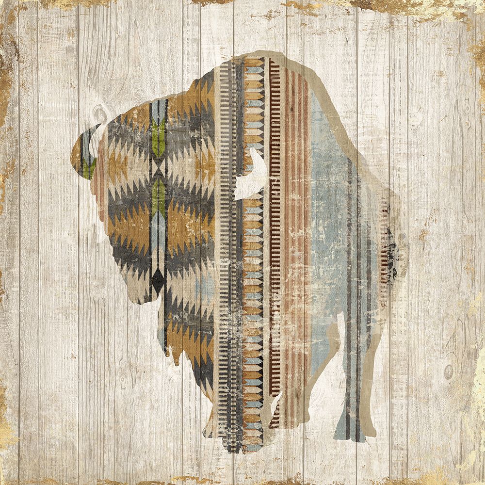 Navaho Bison I  art print by Eli Jones for $57.95 CAD