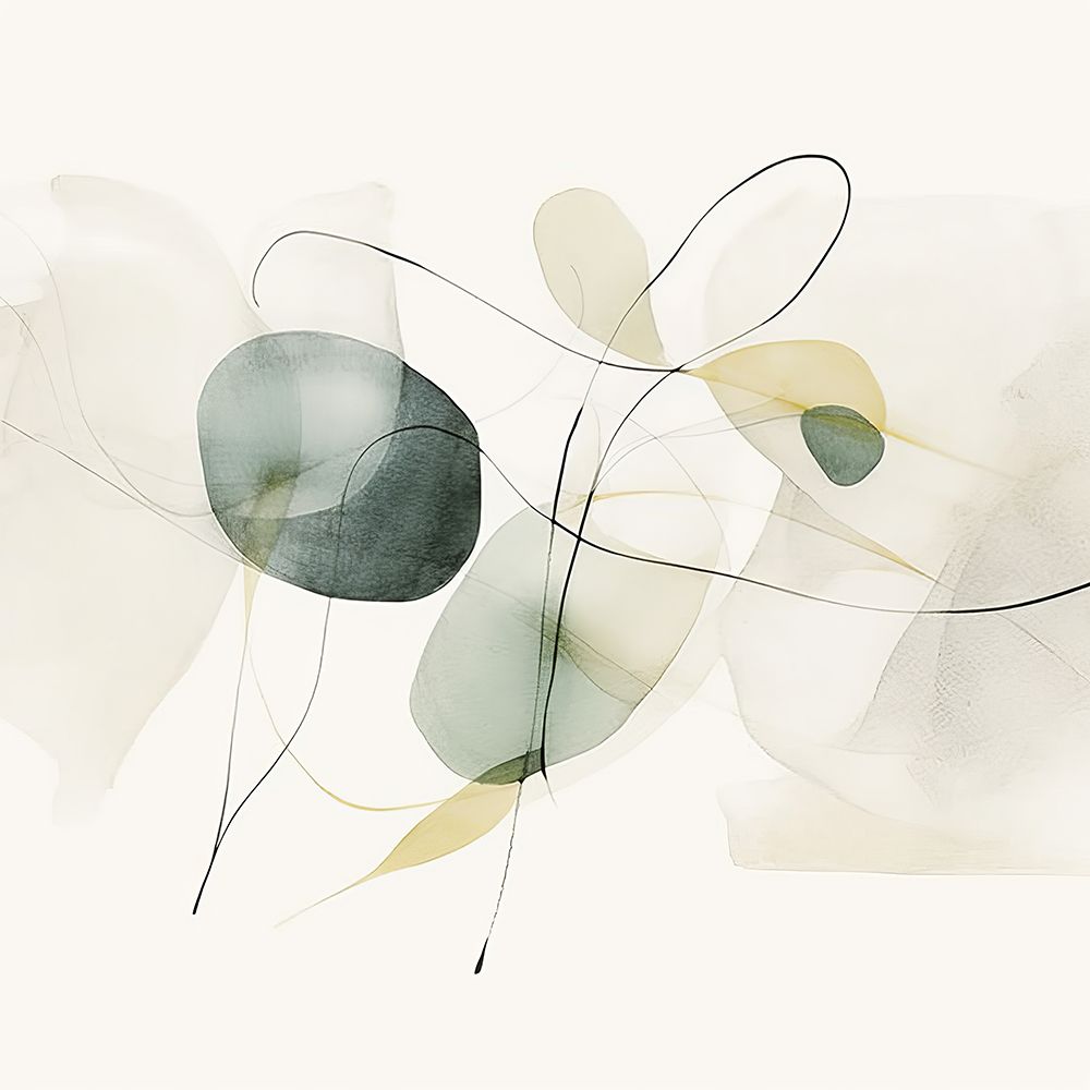 Watercolor Abstract Organic Shapes II art print by Irena Orlov for $57.95 CAD