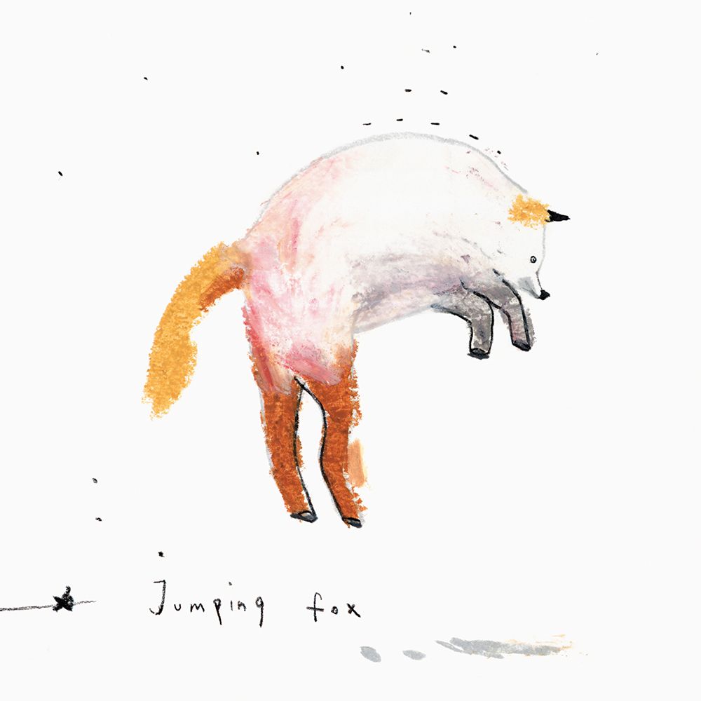 Jumping Fox art print by Sozi for $57.95 CAD