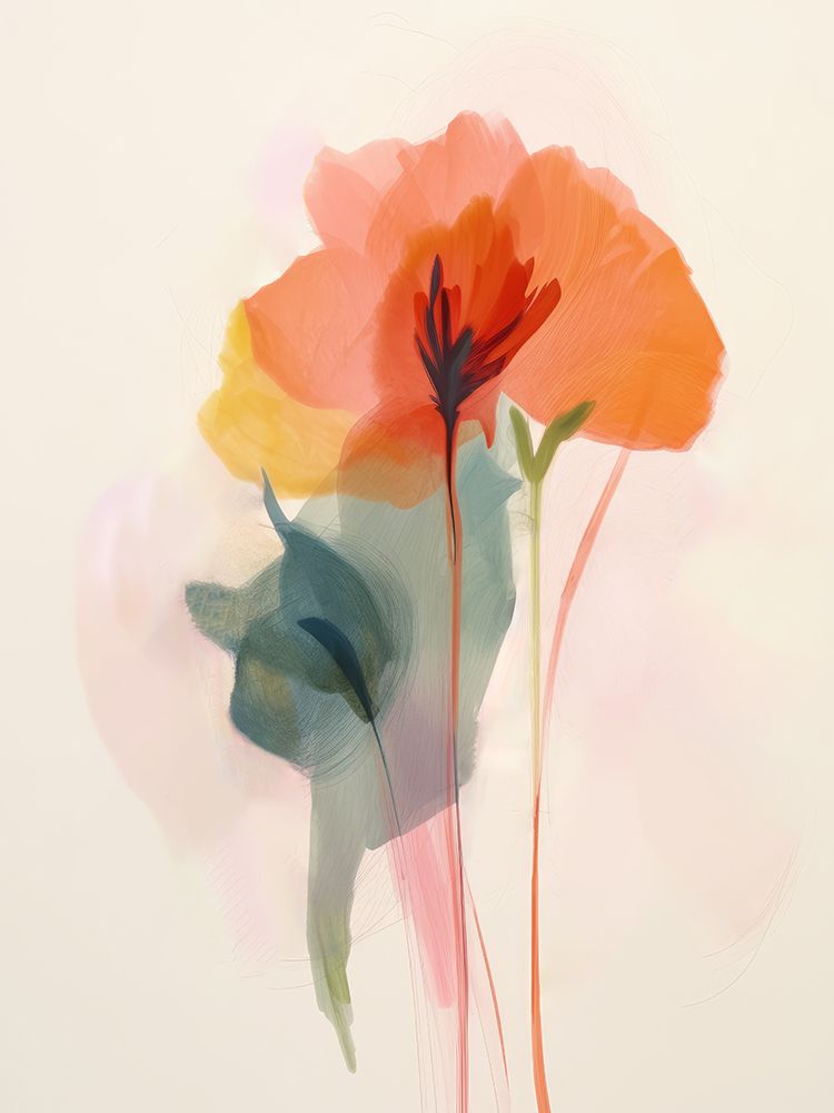 Watercolor Oasis I art print by Irena Orlov for $57.95 CAD