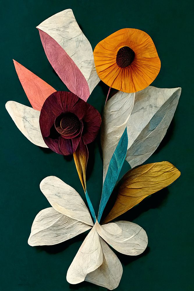 A Paper Bouquet art print by Treechild for $57.95 CAD